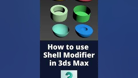 Shell Modifier in 3ds Max | Ahsaan Rehman | #shorts #archviz #3dsmax