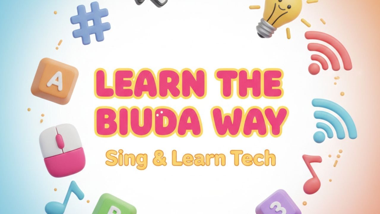 Sing & Learn the Biuda Way 🎶✨  Fun Tech Songs for Smart Kids