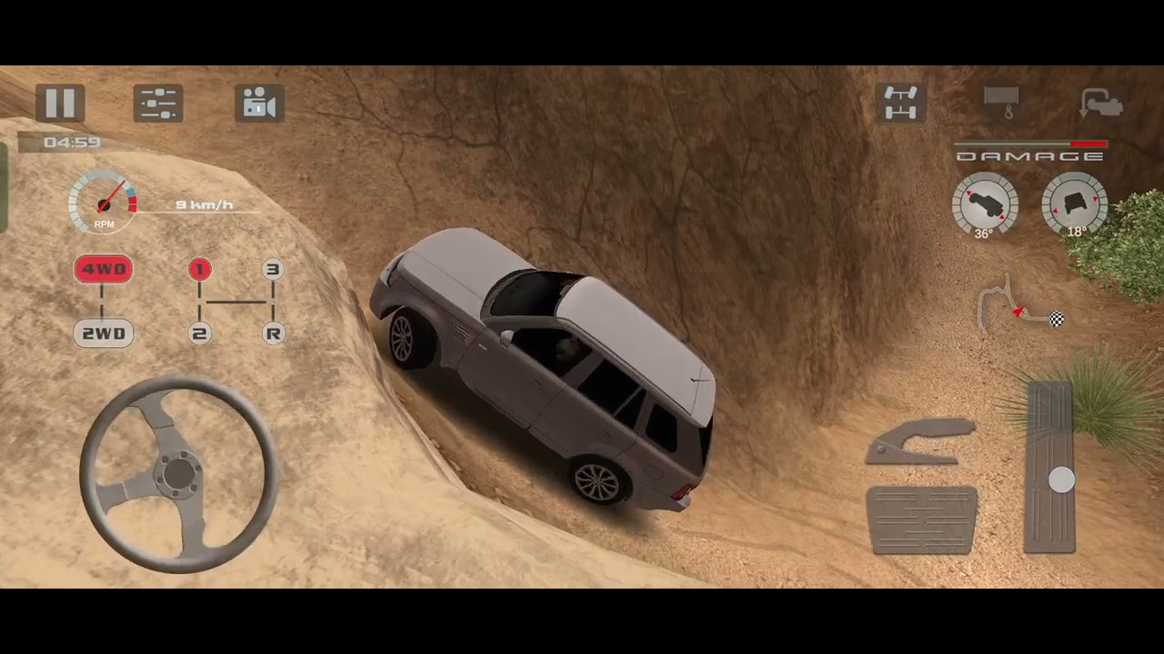 Car offroad drive desert level 2