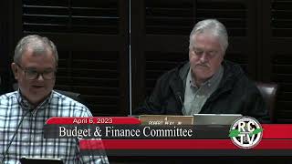 Budget & Finance Committee - April 6, 2023