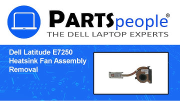 Dell Latitude E7250 (P22S002) Heatsink Fan Assembly How-To Video Tutorial