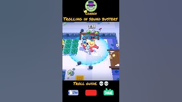 Trolling in squad busters | #squadbusters | #troll #badrandoms #brawlstars #supercell #fun #gaming