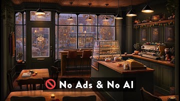 Calm Cafe Jazz Radio 🍂🦉☕️ cozy autumn coffee shop ambience to relax/study/work to