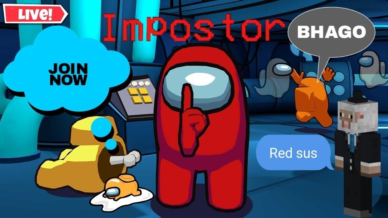 🔴Live Mai Hu Imposter 😈 Among us live stream now join 