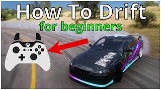 Forza Horizon 5  HOW TO DRIFT *WITH CONTROLLER OVERLAY* FOR BEGINNERS! In Depth Drifting Tutorial