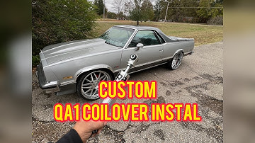 G BODY EL CAMINO QA1 COILOVER CUSTOM INSTALL