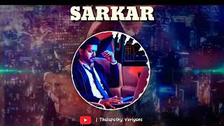 Sarkar first look bgm