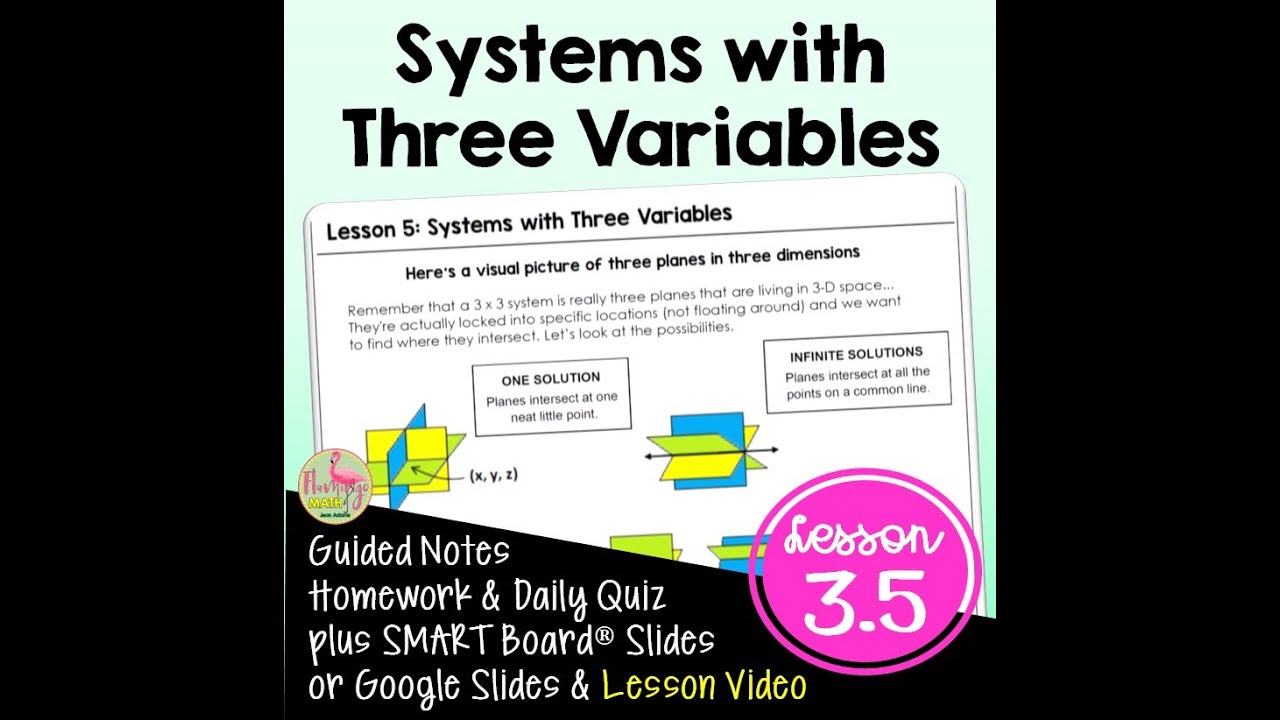 3 5 Lesson Video - YouTube