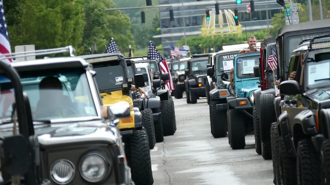 jeep jubilee 1 Jeep fest Parade YouTube