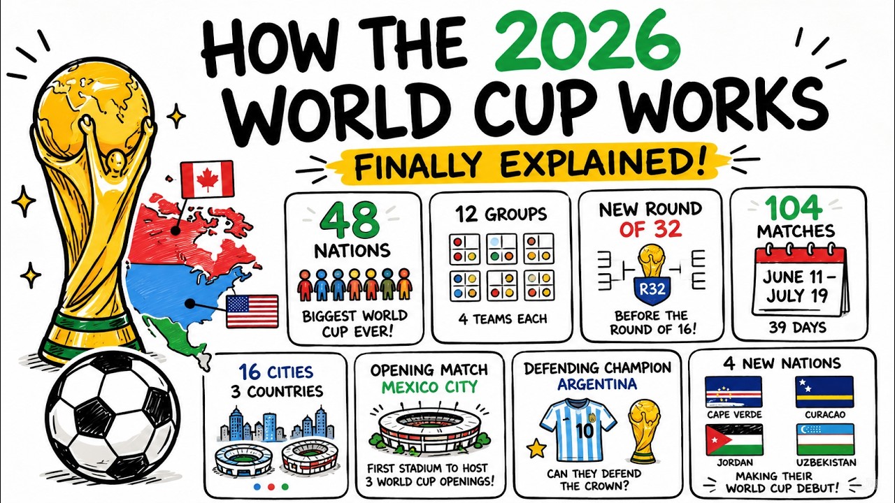 HOW THE 2026 WORLD CUP WORKS — FINALLY EXPLAINED - YouTube