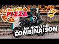 Livraison de pizza  moto   em0tik motarde