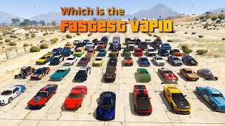 GTA V Which is the fastest Vapid | Ford of GTA