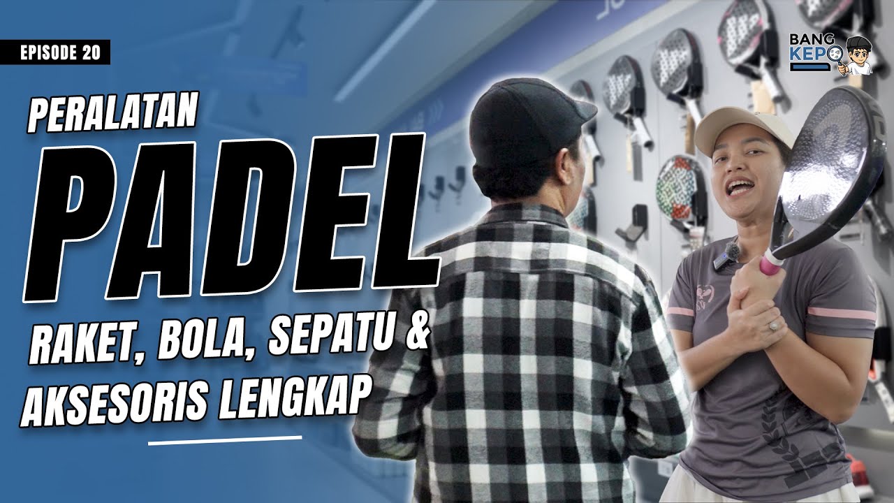 Peralatan Padel Pemula Raket, Bola, Sepatu & Aksesoris Lengkap