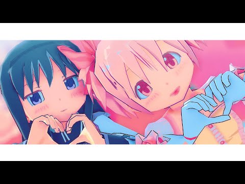 まどマギ MMD ハッピーシンセサイザ 鹿目まどか 暁美ほむら 