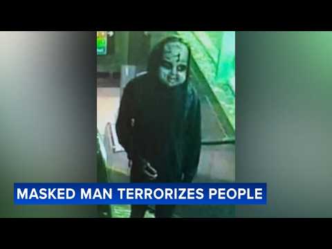 Suspect wearing 'Chucky doll' face mask accused of terrorizing people in Philadelphia: Police