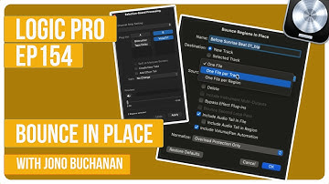 Logic Pro: Bounce In Place has just got even better