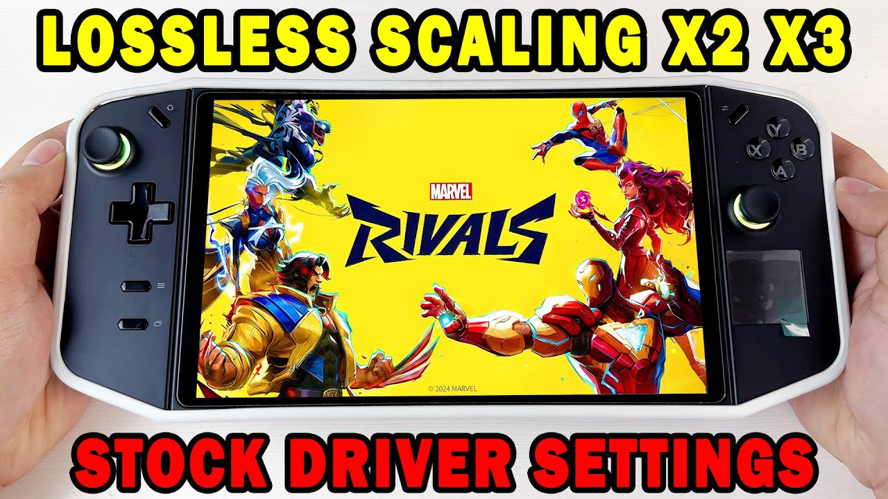 Lenovo Legion Go Stock Driver with Lossless Scaling Settings: X2 and X3 ...