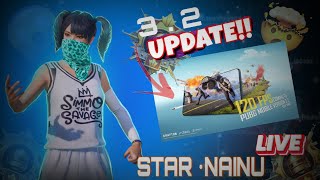 OMG 😱 ! 3.2 Update With New Mecha Fusion Mode😬 STAR • NAINU | pubg Mobile#pubgmobile #pubgmobilelive