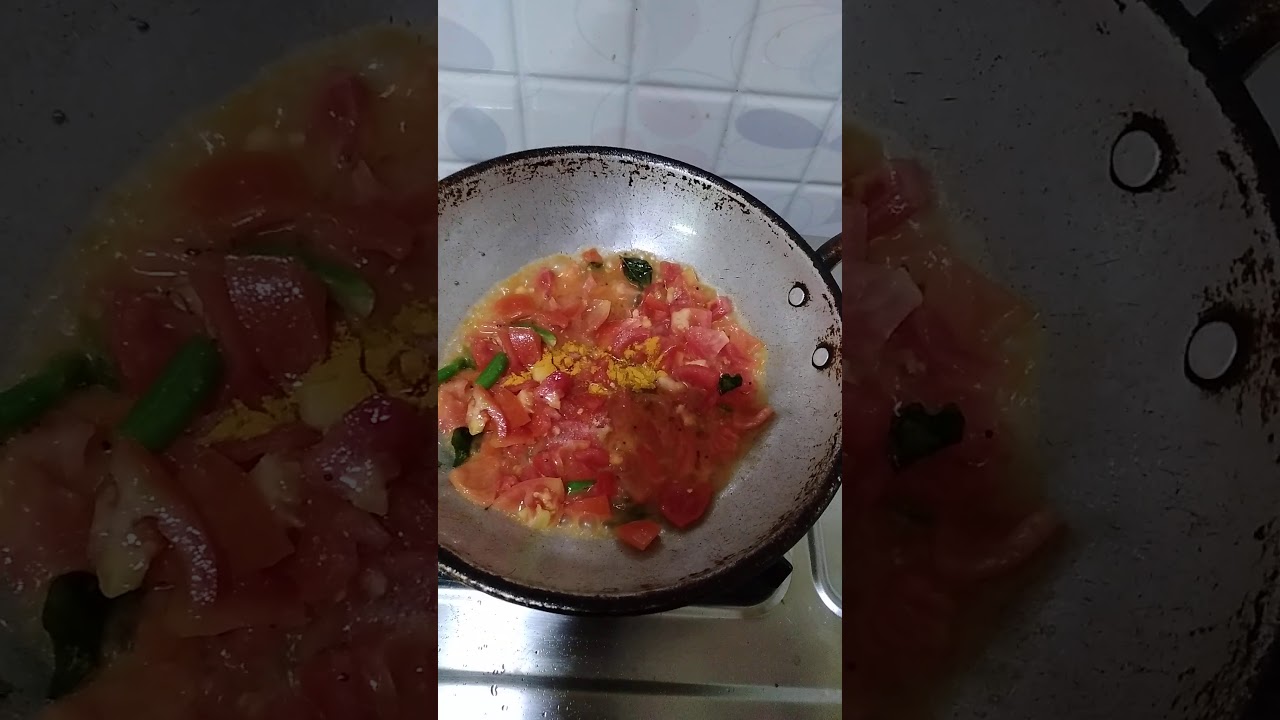 Tomato Bath recipe in telugu Simple and Quick Tomato bath YouTube