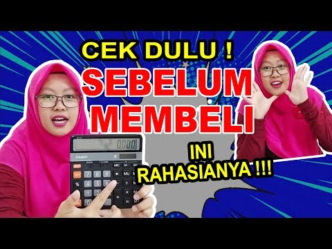 INI RAHASIANYA ! kalkulator pintar CASIO DH-20