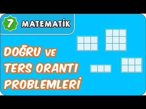 Doğru ve Ters Orantı Problemleri | 7. Sınıf Matematik #evokul Kampı