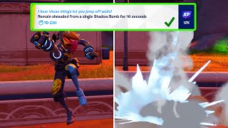 How to EASILY Remain shrouded from a single Shadow Bomb for 10 seconds | Fortnite Challenge Guide screenshot 5