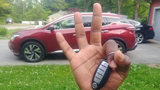 3 Different Ways to Lock & Unlock your Nissan Murano  Smart Key Fob options
