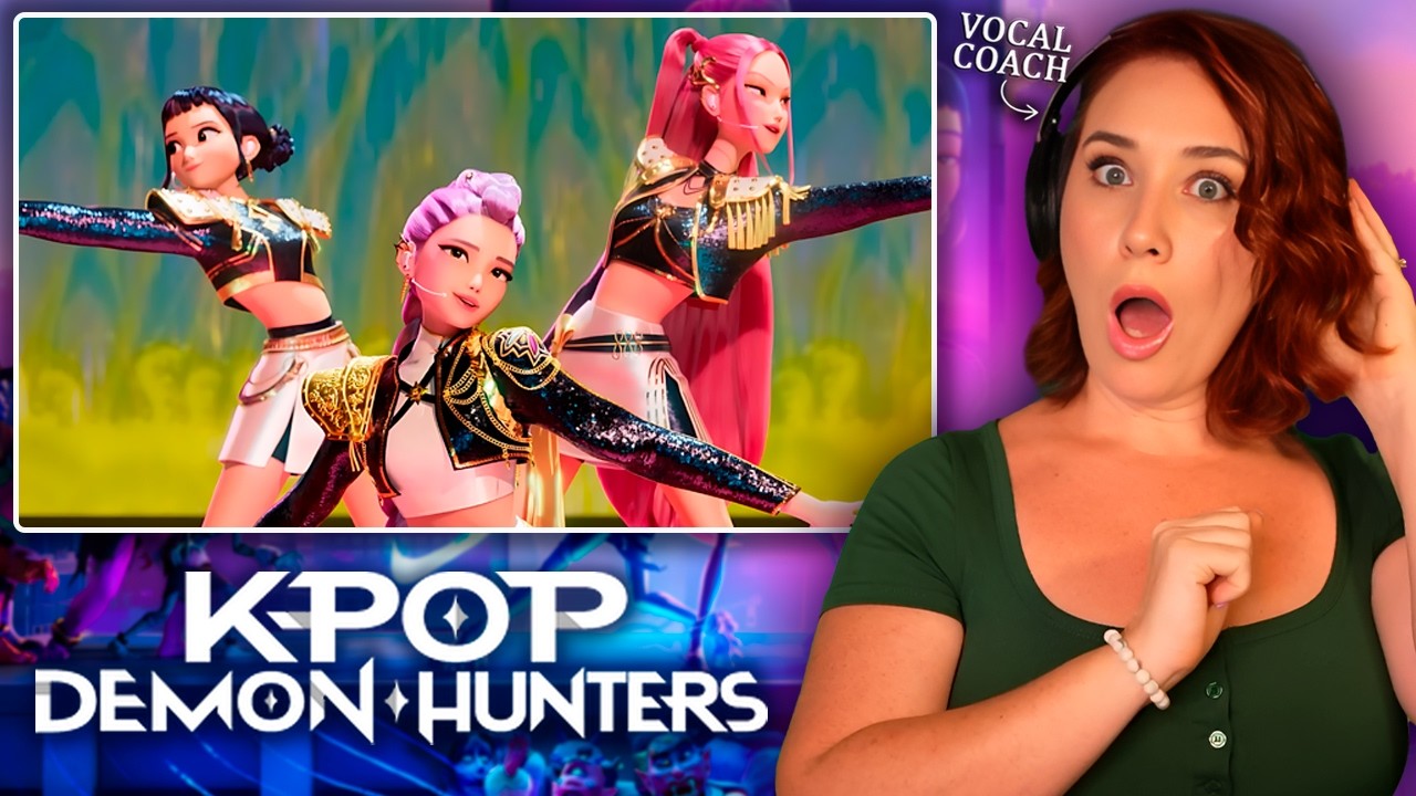 “…they can SING?!” Vocal Coach reacts KPOP DEMON HUNTERS