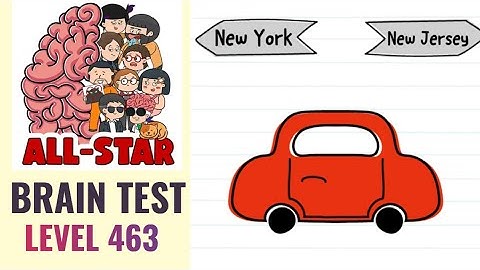 Brain Test All Star Level 463 | We must go to New York | Walkthrough