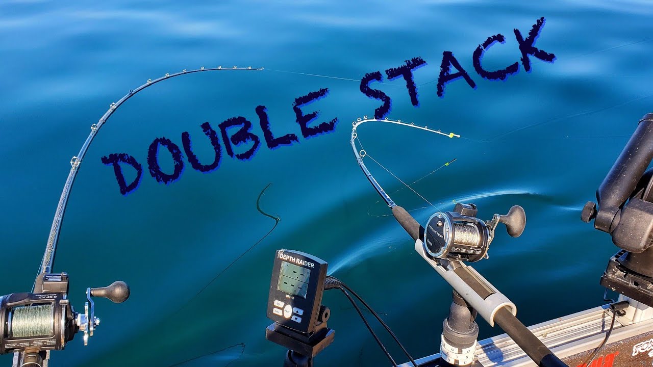 Double Stacking Dipsey Divers Small Boat Salmon Tactics! YouTube