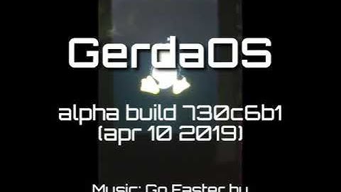 GerdaOS alpha build 730c6b1 on Nokia 8110 4G (TA-1048)