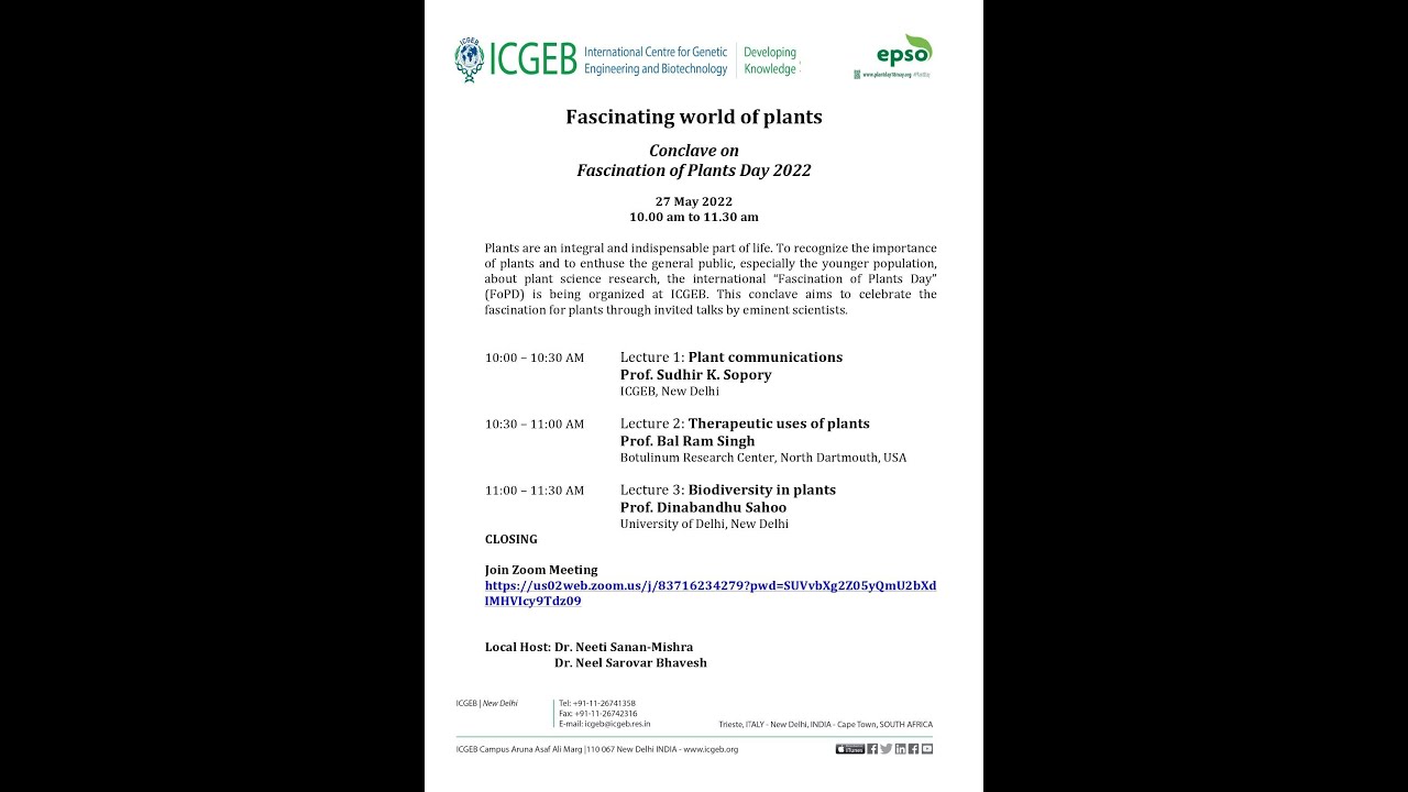 Application of Flux Analysis and Synthetic Biology in Bioenergy (9th June - 15th June)