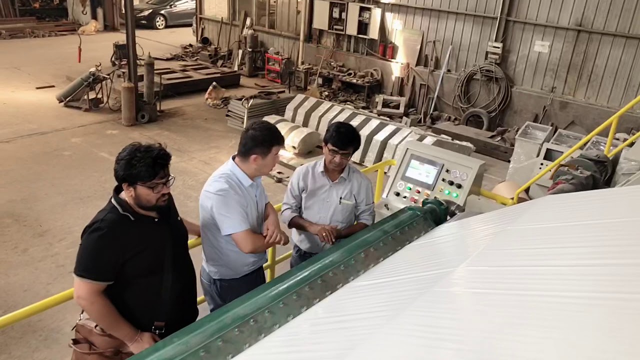 Air knife coating machine YouTube