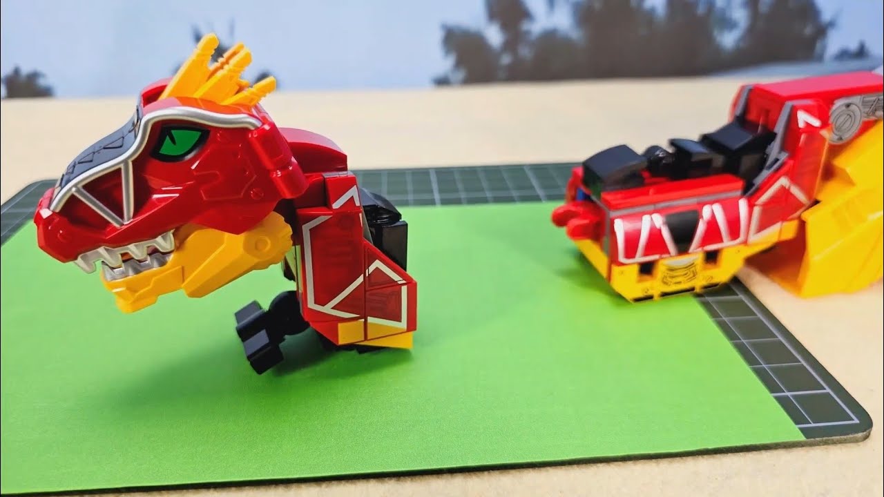 Keeppley Brick Kyoryujin Stop Motion Build & Transform