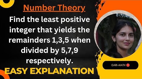 Find the least positive integer that yields the remainder 1,3,5 when divided by 5,7,9 respectively.