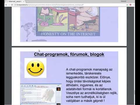 Internetes ismerkedés veszélyei video