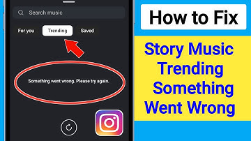 How to Fix Instagram Story Music Trending Something Went Wrong Please Try Again Problem Solve