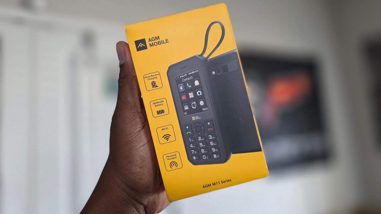 AGM M11 Series Rugged Power Bank Phone REMOVABLE 4000mAh BATTERY!