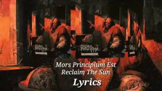 Mors Principium Est - Reclaim the Sun (With Lyrics!)