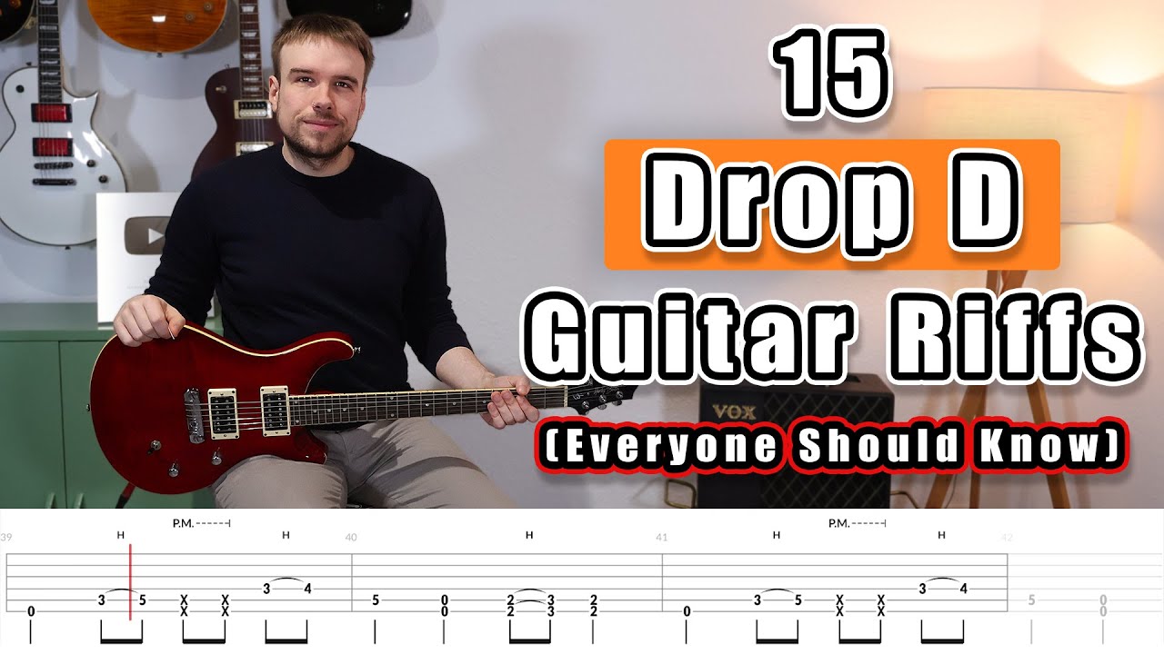 15 Drop D Guitar Riffs Everyone Should Know (with Tabs) - YouTube