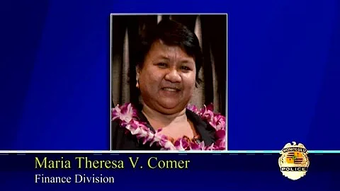 2015 Police Week:  Civilian Employee of the Year