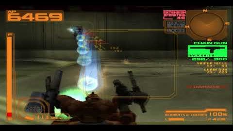 Armored Core 2 Another Age - VS Nineball with max AP tank (HARD mode)