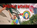 SMILING WOMAN REAL LIFE ESCAPE 28.0 | Horror Parkour Pov Short | Bubbles 3Run