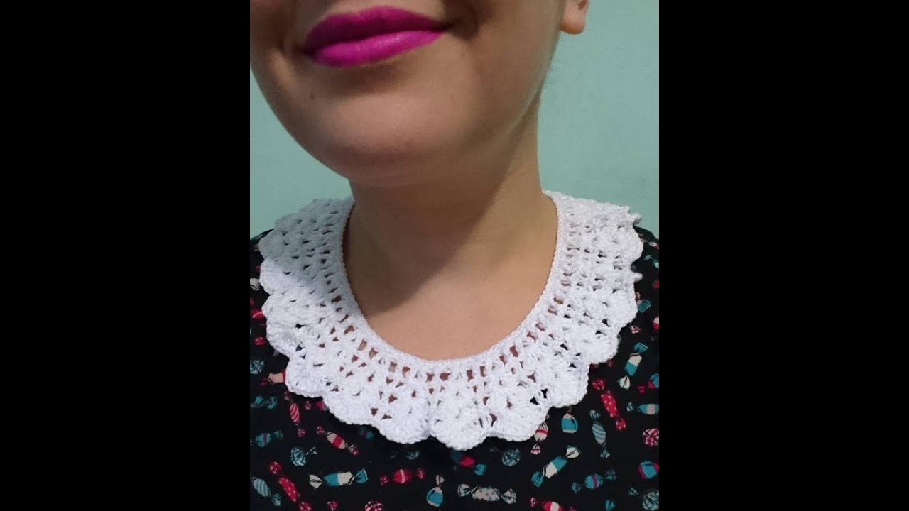 Passo a Passo - Gola Vintage de Crochê