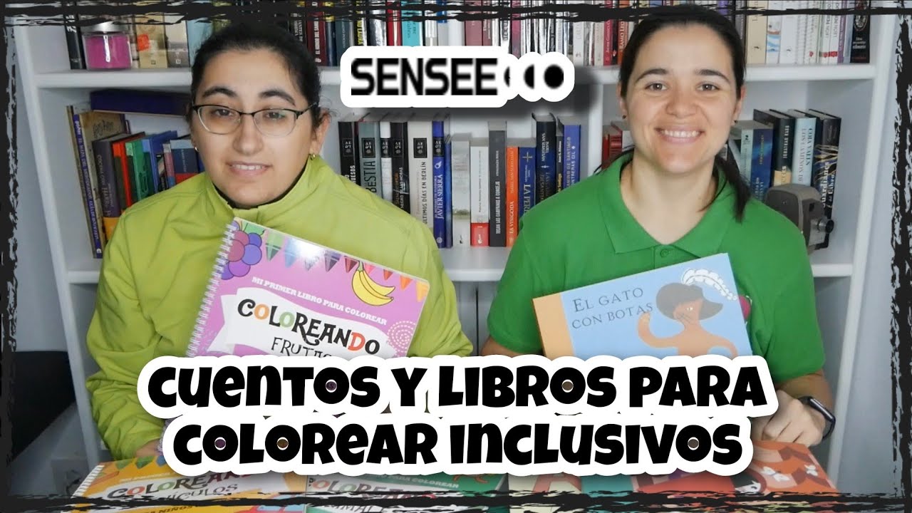 Cuentos y libros para colorear inclusivos. SENSEE - YouTube