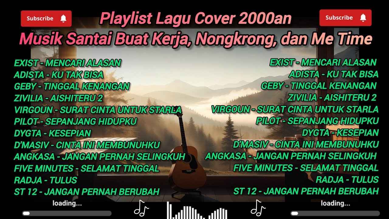 Playlist Lagu Cover 2000an | Musik Santai Buat Kerja, Nongkrong, dan Me Time