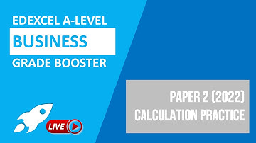 Edexcel A-Level Business | Paper 2 (2022) | Calculation Practice