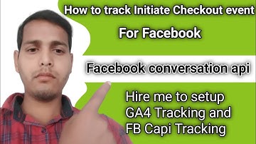 How to track Initiate checkout event for Facebook conversation api with dynamic value