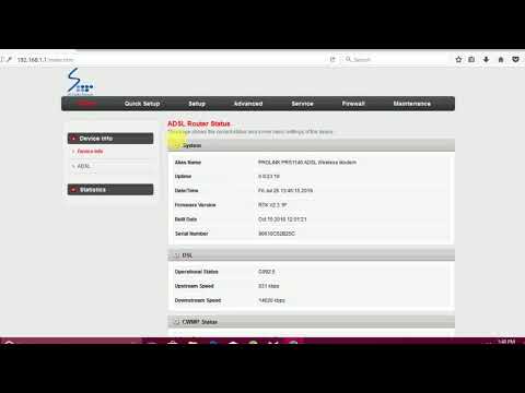 How to set SLT Prolink router settings