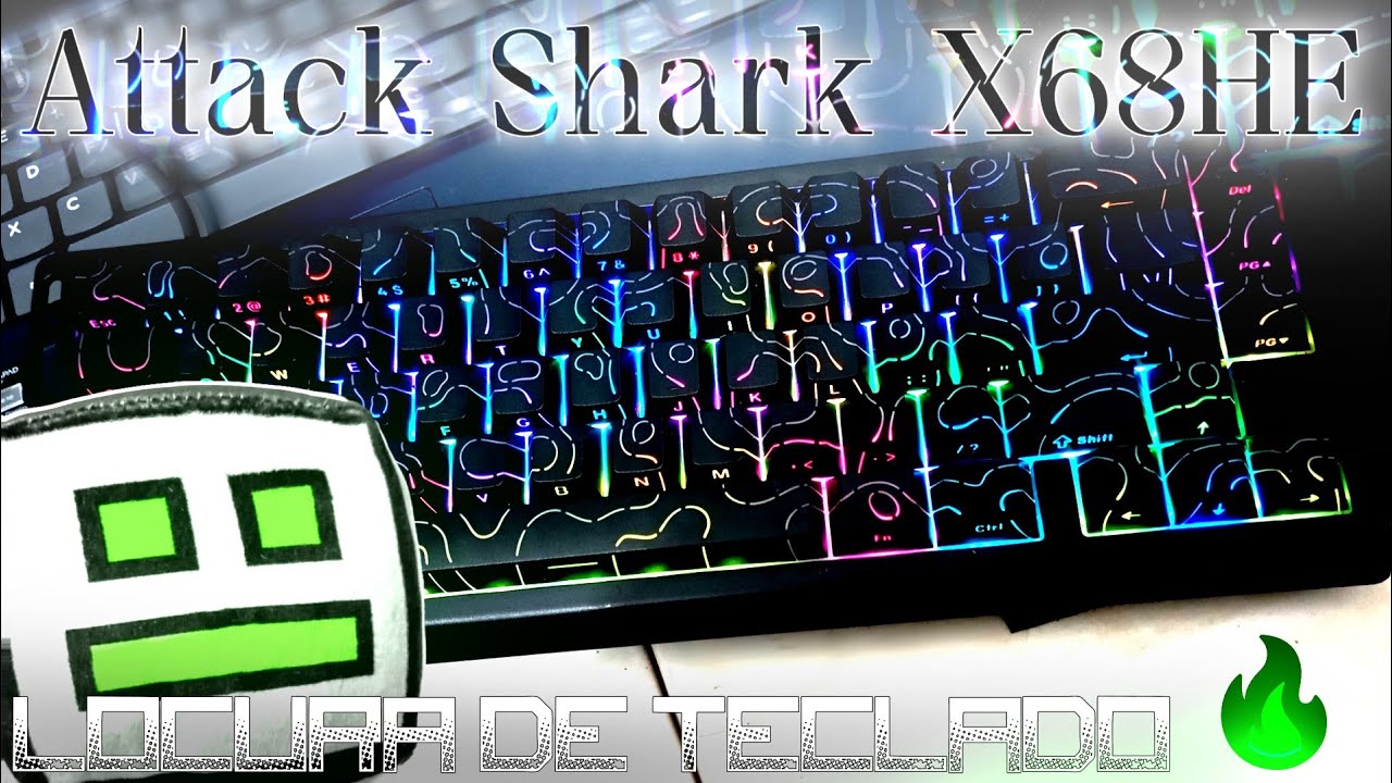 ✨El unboxing de mi nuevo tecladito 👻 | Attack Shark X68HE 🔥